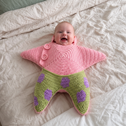 Star Snuggle – Handcrafted Baby Star Cocoon