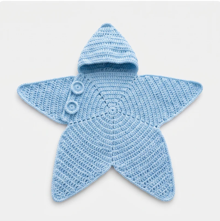 Star Snuggle – Handcrafted Baby Star Cocoon